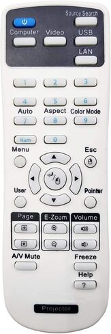 1519442 Projector Remote Control for Epson EB-93, EB-935W, EB-95, EB-96W, BrightLink 450Wi/ 455Wi, PowerLite 1835/ 450W/ 460/824+/ 825+/ 826W+/ 84+/ 85+/ 905/ 915W/ 92/93/ 935W/ 95/ 96W in Saudi Arabia