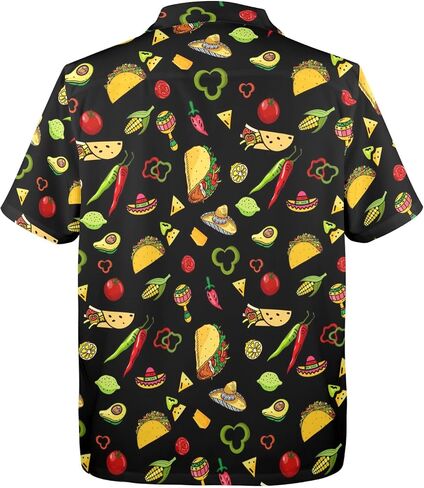 HUGLAZY Hawaiians Shirt for Men Short Sleeves Button Down Beach Shirt Summer Men Party Outfit in Saudi Arabia