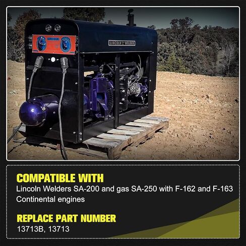 مكربن ​​13713B مع ملحقات متوافقة مع لينكولن لحام SA-200 والغاز SA-250 مع محركات F-162 وF-163 القارية استبدال # 13713 in Kuwait