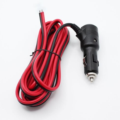 12V Fused Cigarette Lighter Male Plug with On Off Switch and 13AWG Leads 6.5FT,Replacement Car Cigarette Lighter Power Plug with 15A Fuse and LED Indicator(2M) in Saudi Arabia