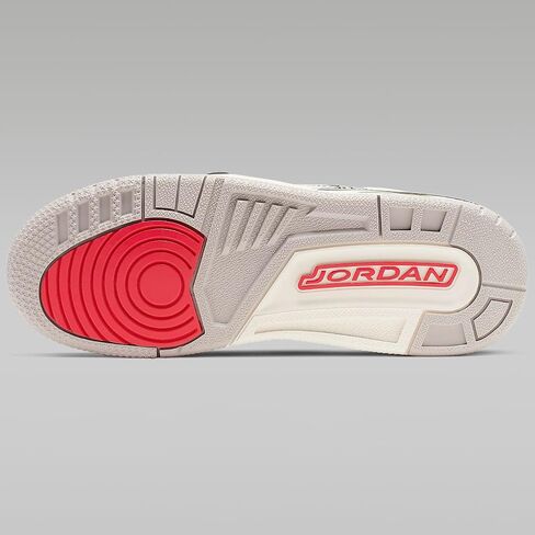 Air Jordan Legacy 312 Low Big Kids' Shoes (CD9054-101, Summit White/FIRE RED-TECH Grey-Black) Size 5 in Saudi Arabia