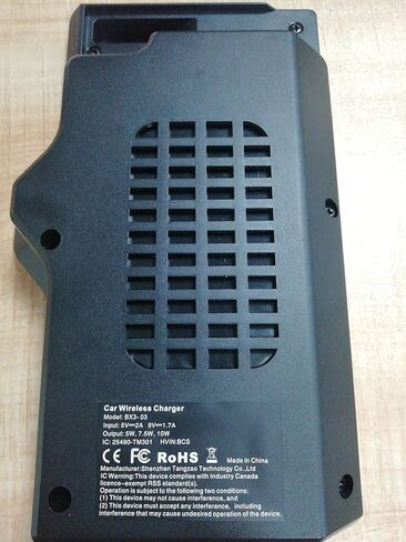 CarQiWireless شاحن سيارة لاسلكي لسيارات BMW X3 G01 2018-2022 2023 2024 BMW X4 2019 2020 2021 2022 2023 2024 ملحقات لوحة شحن لاسلكية للنساء والرجال والفتيات in Kuwait