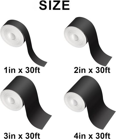 Arespark Gloss Black Vinyl Wrap, Cars Vinyl Film Tapes Kit for Blackout Chrome Delete Window Trim Door with Free Tools (1in x 30feet) in Saudi Arabia