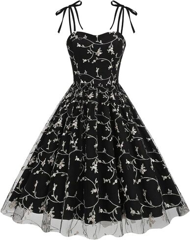 IBTOM CASTLE Women Floral Dress Summer Boho Corset Square Neck Strapped Swing A Line Beach Wedding Party Vintage Ball Gown in Saudi Arabia