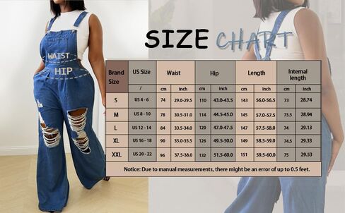 Women's Denim Bib Overalls Wide Leg Loose Fit Adjustable Strap Casual Sleeveless Cargo Jeans Jumpsuits in Saudi Arabia
