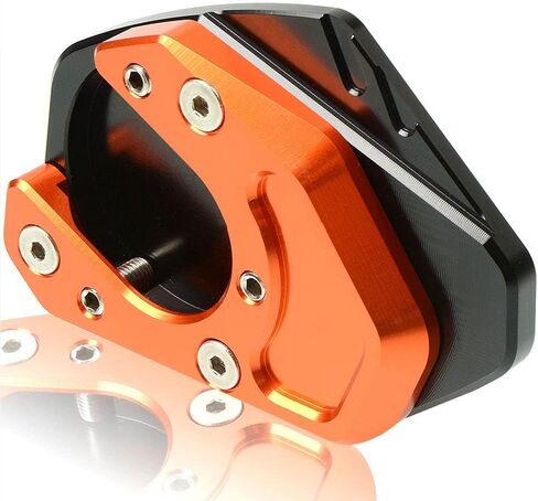 Motorcycle Cnc Kickstand Enlarge Plate Foot Side Stand Extension Pad Compatible with KTM Duke 200 250 390 Rc390 690 990 950 in Saudi Arabia