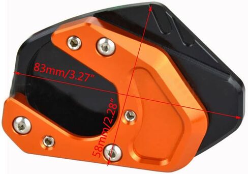 Motorcycle Cnc Kickstand Enlarge Plate Foot Side Stand Extension Pad Compatible with KTM Duke 200 250 390 Rc390 690 990 950 in Saudi Arabia