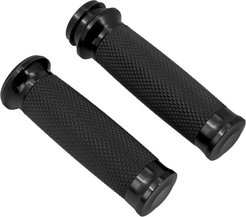 HDBUBALUS 1" Electronic Throttle Handlebar Grips Motorcycle Hand Grips Fit for Harley Street Electra Road Glide Road King in Saudi Arabia