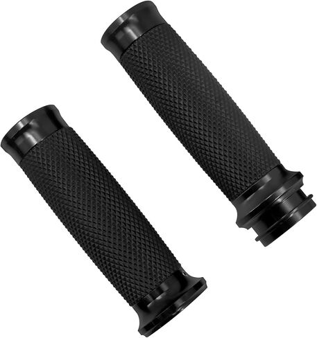 HDBUBALUS 1" Electronic Throttle Handlebar Grips Motorcycle Hand Grips Fit for Harley Street Electra Road Glide Road King in Saudi Arabia