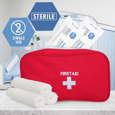 MED PRIDE Conforming Stretch Gauze Bandage Sterile Latex-Free Non-Adherent First Aid Wound Care Roll (2'' x 4.1 Yards) in Kuwait