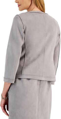 Kasper Women's Plus Size Framed Jacket with Patch Pockets in Saudi Arabia