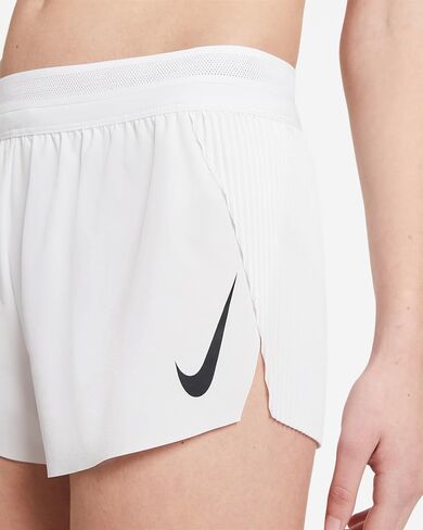 شورت الجري AeroSwift للنساء من Nike، أبيض (X-Large) in Saudi Arabia