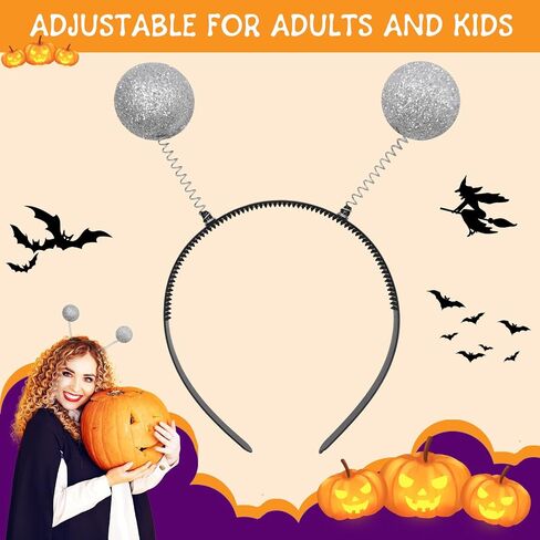 JGCWorker Alien Headband for Women Girls, Halloween Cosplay Space Alien Costume Hair Accessories Martian Antenna Headpiece in Saudi Arabia