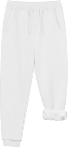 QBK Toddler to Youth Soft Brushed Fleece Jogger Sweatpants Kids Pants with Pockets for Boys and Girls in Saudi Arabia