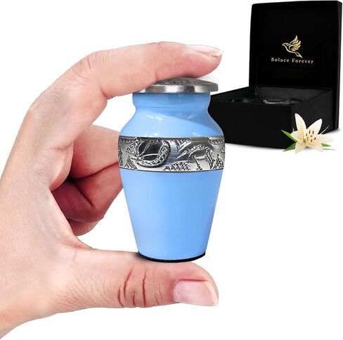 Urn for Human Ashes - Cremation Urns for Women & Men Ashes - Handcrafted Funeral Urns for Ashes Male & Female - Honor Your Loved One with Memorial Urns for Boy, Girl & Infants (White, Large) in Saudi Arabia