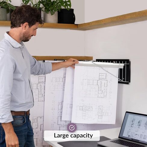 Blueprint Holder Wall Mounted | Organize Your Documents Effortlessly | Blue Print Storage Organizer | Blueprint Storage for Architects & Engineers | Protect Your Blueprints | Construction Plan Holder in Saudi Arabia