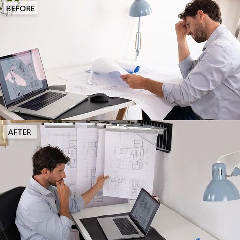 Blueprint Holder Wall Mounted | Organize Your Documents Effortlessly | Blue Print Storage Organizer | Blueprint Storage for Architects & Engineers | Protect Your Blueprints | Construction Plan Holder in Saudi Arabia