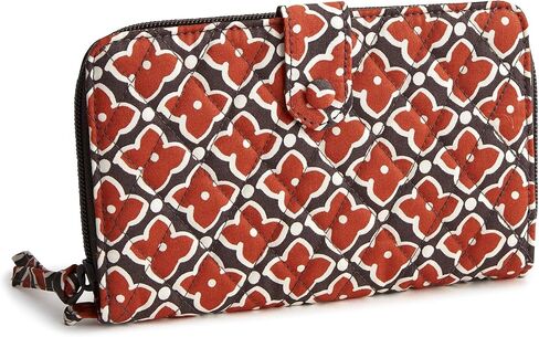 Vera Bradley Women's Cotton Large Tab Wallet in Saudi Arabia