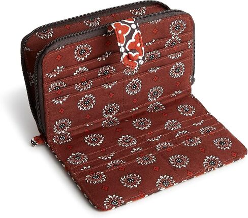 Vera Bradley Women's Cotton Large Tab Wallet in Saudi Arabia