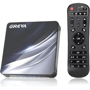 Android TV Box 11.0 Amlogic Android Box 2GB RAM 16GB ROM with 2.4G/5G Dual WiFi and BT 5.0 Smart TV Box Support 1080P Ultra HDR 4K Streaming Media Player