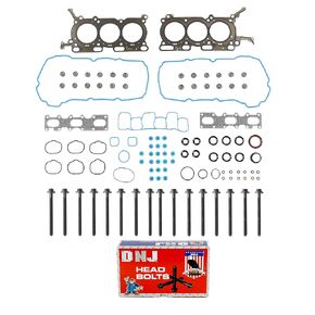 DNJ HGB4237 Cylinder Head Gasket set with Head Bolt Kit for 2015-2016 Ford F-150 3.5L 3496cc 213cid V6 DOHC