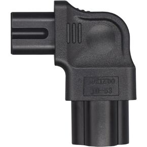 C6 to C13 Adapter | Compatible with Laptops, Printers, Monitors | 10A 250V AC Power Converter