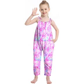 بذلة للفتيات بدون أكمام وظهر مكشوف وحزام ربط قابل للتعديل مع جيب ملابس صيفية in Kuwait