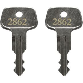2862 X-Cargo Roof Rack Key,X-Cargo Luggage Roof Key Karrite Ski Bike xcargo Carrier Skyline Sportrack XL,Replacement Keys for Sears XCargo Karrite SportRack Carriers(Code 2862-2 Pack)