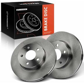 A-Premium 11.62 inch (295.2mm) Front Vented Disc Brake Rotors Compatible with Select Mercedes-Benz Models - C250 2012-2015, C300 2018-2012, 2-PC Set