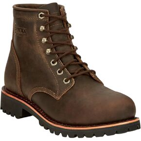 Chippewa Men's NC2081 Classic 2.0 6" Steel Toe Lace Up Work Boot