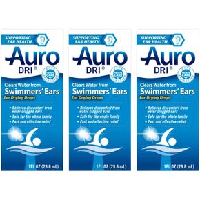 Auro-Dri Ear Water-Drying Aid, Helps Swimmers’ Ear, 1 Fl Oz (Pack of 3) in Kuwait