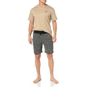 BOSS Men's Relax Cotton Stretch Tshirt W/Printed Shorts