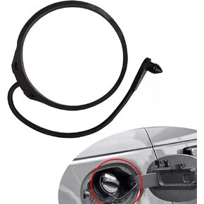 1 PC Car Fuel Tank Cap Tether Ring Replacement, Waterproof Durable Automotive Tether Accessories, Compatible with Land Rover Evoque Discovery 3/4 Evoque 2 Range Rover (Black)