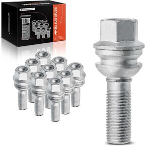A-Premium M14-1.50 Wheel Studs Compatible with Audi Q7 2007-2015 Porsche Cayenne Volkswagen Touareg EuroVan Multivan Front and Rear Side 20-PC Set