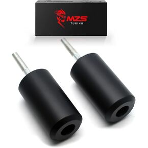 MZS Motorcycle Frame Sliders, No Cut Falling Crash Protector Guards Kits Black Compatible with MT09 2021-2023 | MT-09 SP 2021-2023
