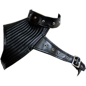 Charmian Women's Steampunk Costume Accessories PU Leather Shoulder Shrug Jacket Armor