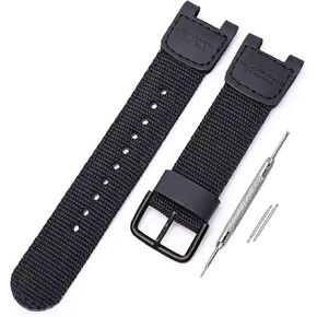 Nylon Strap/Watchband Replacement for Casio SGW-100 GW-3000B GW-3500B PAS-400B Twin Sensor Men's Sport Watch Accessories