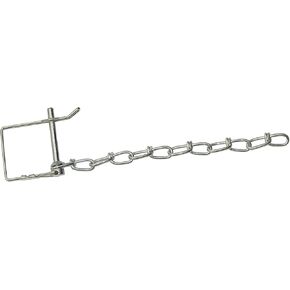 1/4 Inch Safety Pin with 8 Inch Chain