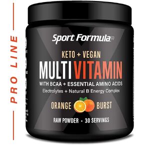 Liquid Multivitamin Drink Mix Vitamin Powder BCAA Won't Upset Your Stomach Daily Keto MultiVitamin for Men and Women Amino Acid Powder Fruit Punch Packet Multivitamin Powder Electrolytes