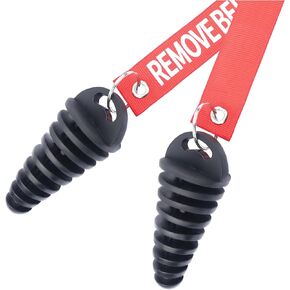 2PCS 0.6-1.5" Motorcycle Exhaust Plug,Rubber Exhaust Silencer Flush Plugs for Motorcycle 2 Stroke Exhaust Tail Pipe,Motorcycle Accessories Dirt Bike Exhaust Plug Muffler Silence (0.6-1.5")
