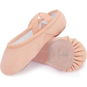 Ballet Slippers for Girls Highly Elastic Girls Ballet Shoes Split Sole Dance Shoes for Toddler/Kid/Women