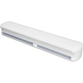 Refillable Plastic Wrap Dispenser with Slide Cutter, Tin Aluminum Foil Dispenser with Cutter, Plastic Wrap Dispenser with Cutter, Restaurant Kitchen Foodservice Wrap Dispenser (M)