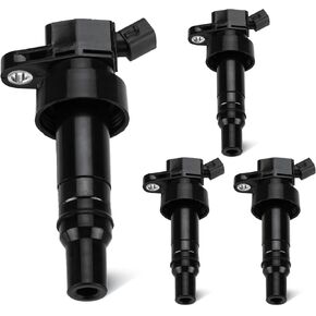 Set of 4 Ignition Coil Pack 1.6L Compatible with 2012-2020 Hyundai Accent, 2012-2017 Veloster, 2012-2019 Kia Rio Soul Replace UF652 C1803 5C1860