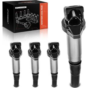 A-Premium Ignition Coil Pack Compatible with Mini Cooper 2007-2007 L4 1.6L Naturally, Cooper 2008-2013 L4 1.6L Turbo, Cooper Countryman 2011-2016 L4 1.6L Turbo, Cooper Paceman L4 1.6L Turbo, Set of 4