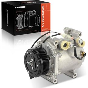 A-Premium A/C Compressor with Clutch Compatible with Mitsubishi Eclipse 3.8L 2006-2010, Eclipse 2012, Galant 3.8L 2004-2009, Endeavor 2004-2008/2010-2011, with 6-Groove Pulley