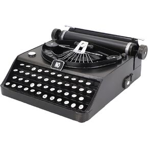 Vintage Typewriter Model - Retro Portable Manual Props, Durable Iron Construction, Artistic Design, Stress Reliever for Home Decor