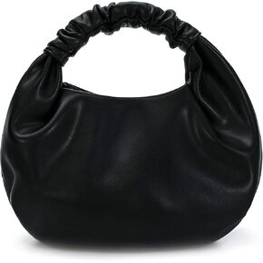 Small Ruched Hobo Handbag Tote Bags Purse for Ladies and Cinch Belt for Women Jeans Dress