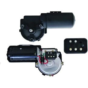 New Front Wiper Motor Compatible With Mercedes-Benz 260E 300CE 300D 300E 300TE 1986-95, 124-820-07-08 124-820-08-08 124-820-39-42 1248200708 1248200808 1248203942