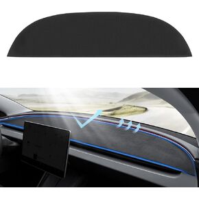 Dashboard Cover for Tesla Model 3 Y Accessories,Suede Dashboard Pad Dash Mat Compatible with Tesla Model 3 2017-2023 and Model Y 2020-2023