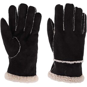 MioCloth Winter Warm Thermal Suede Leather Fleece Lining Driving Gloves Xmas Gift Men